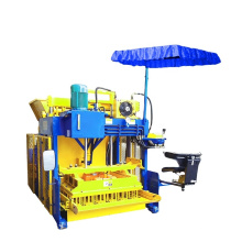 Ds best supplier hydraulic mobile brick making machine qmj-12A  for home business no need pallet 12pcs per mold